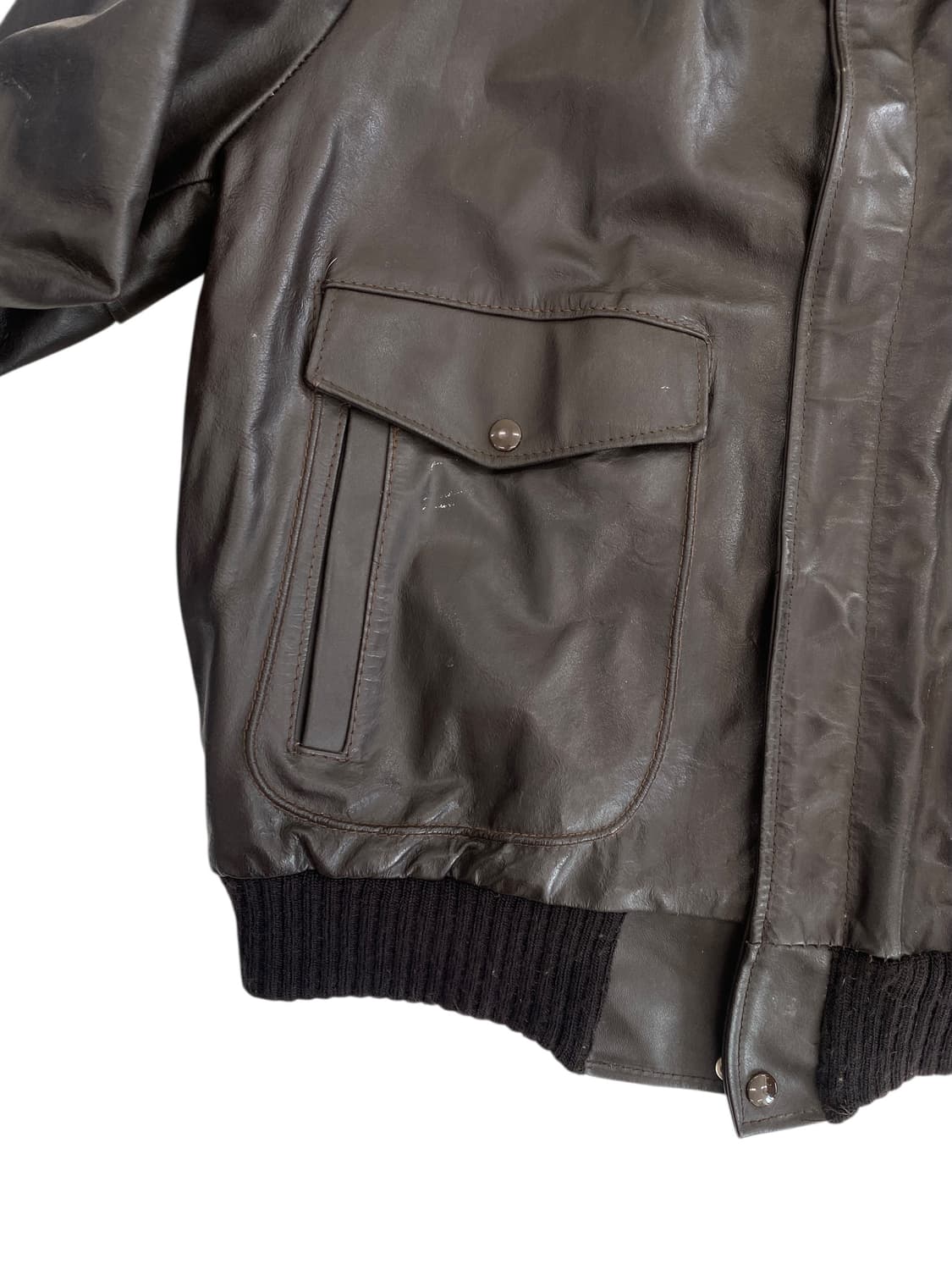 7-80's 시어스 더 레더샵 A-2 플라이트 자켓 상품이미지5