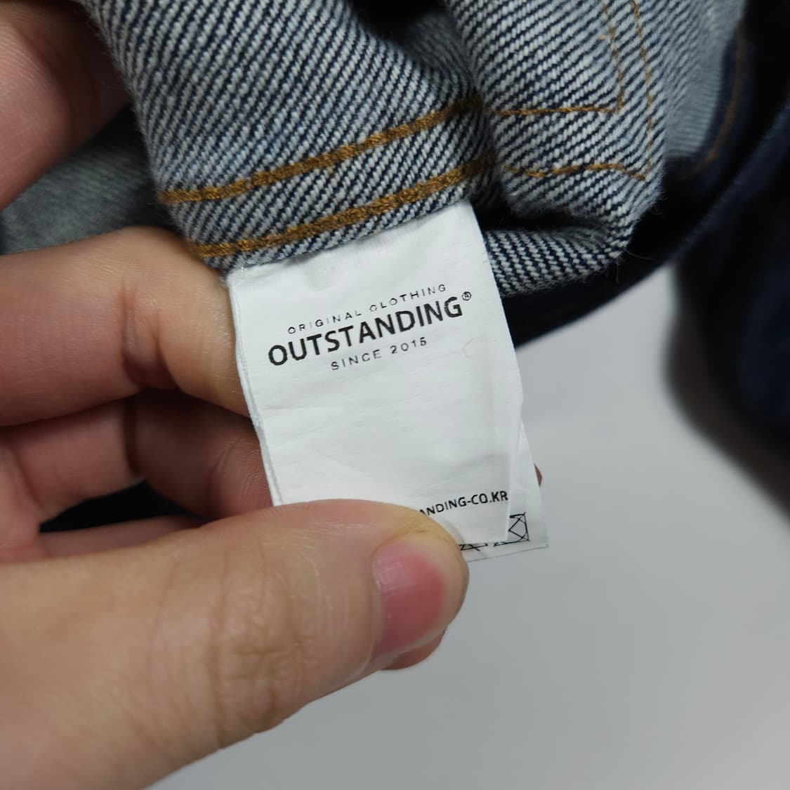 아웃스탠딩 셀비지 데님자켓  상품이미지5