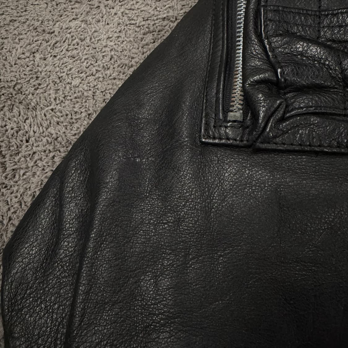 [정품/L] Plicana 모터사이클 라이더 레더 가죽 자켓 상품이미지8