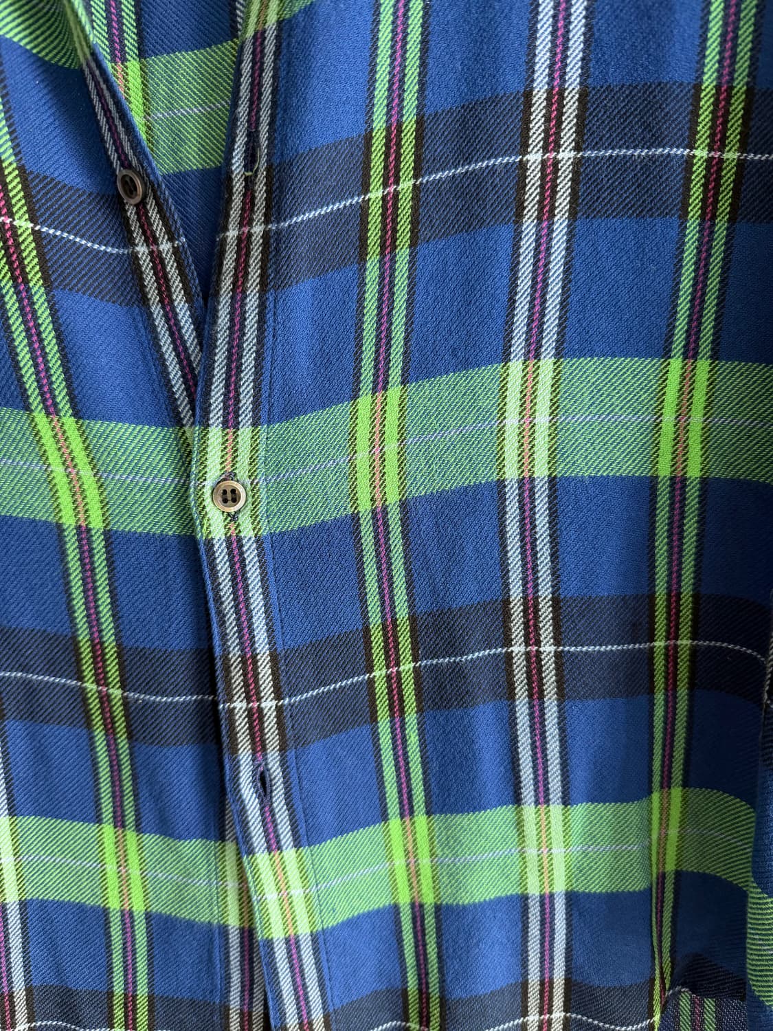 라드뮤지션 체크 플란넬 레이온 셔츠 made in Japan🇯🇵 상품이미지3