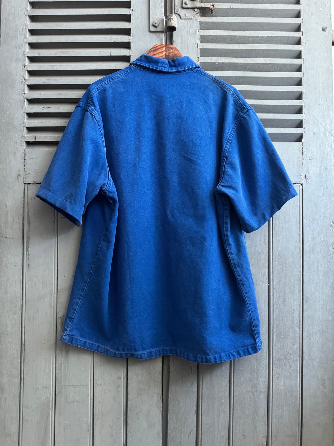 [XL]90's 빈티지 워싱 하프 프렌치 워크자켓 상품이미지6