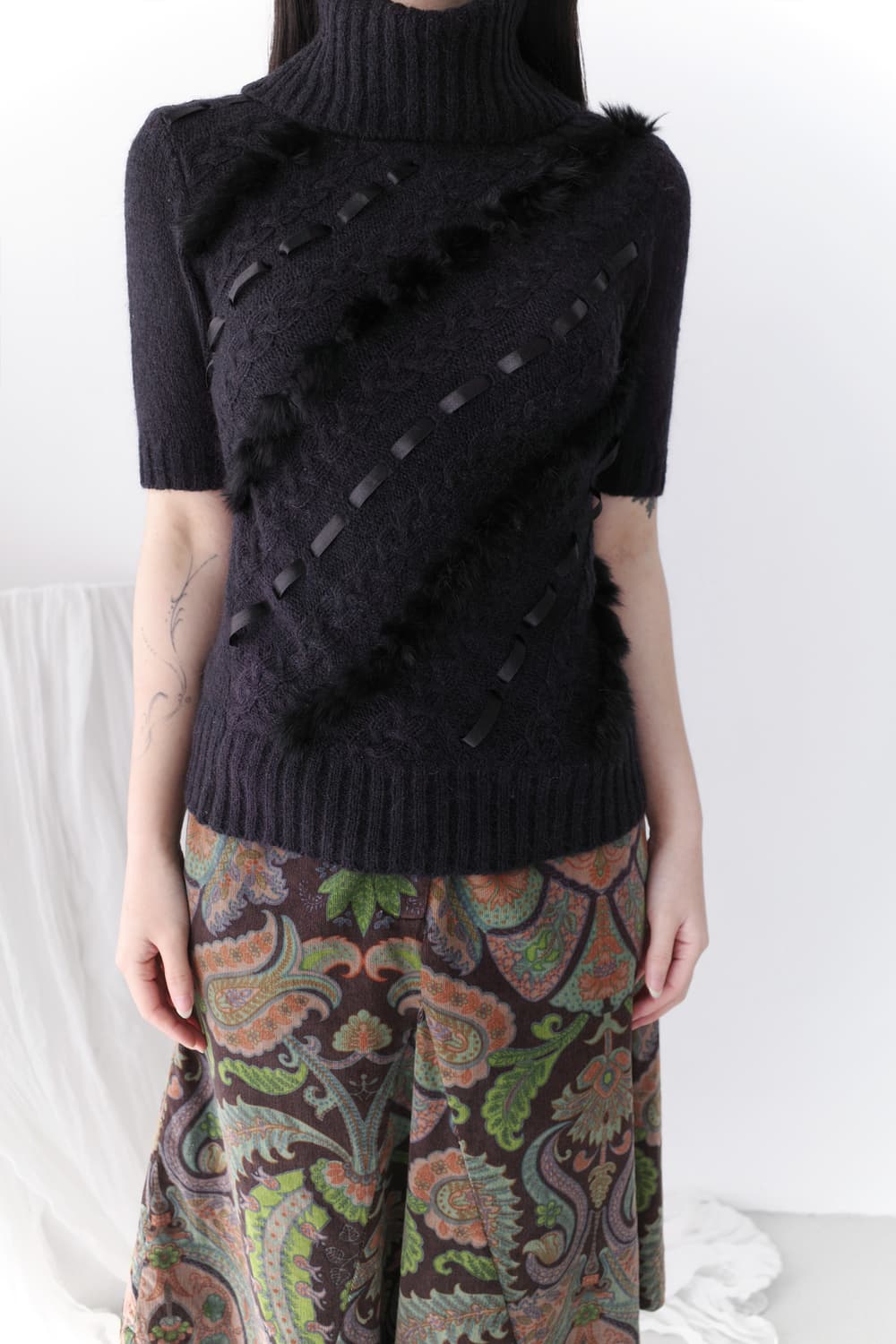 fur half knit 상품이미지4