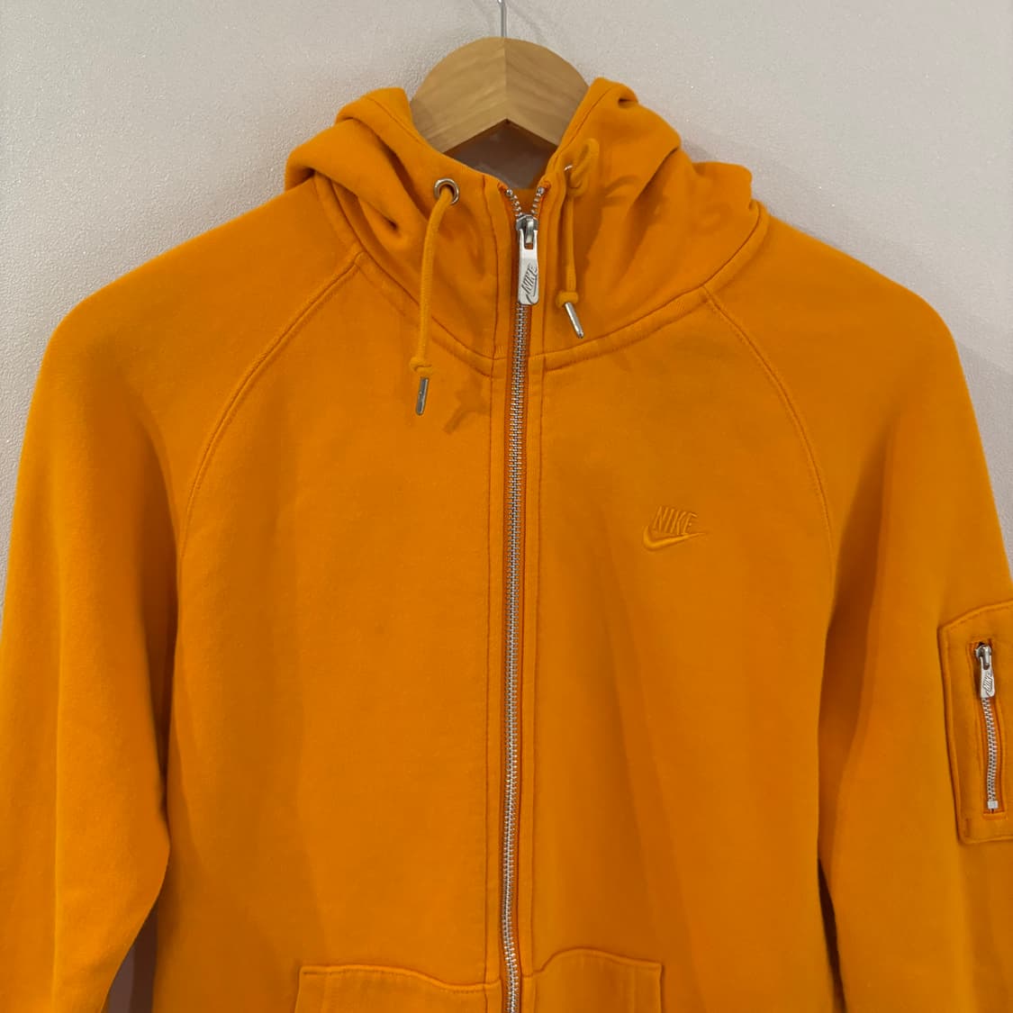 나이키 오렌지색 후드집업 S 상품이미지2