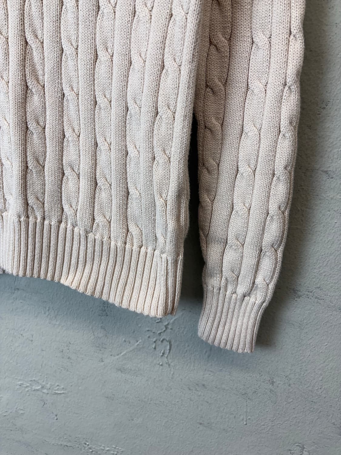 폴로랄프로렌 아이보리 케이블 니트 상품이미지3