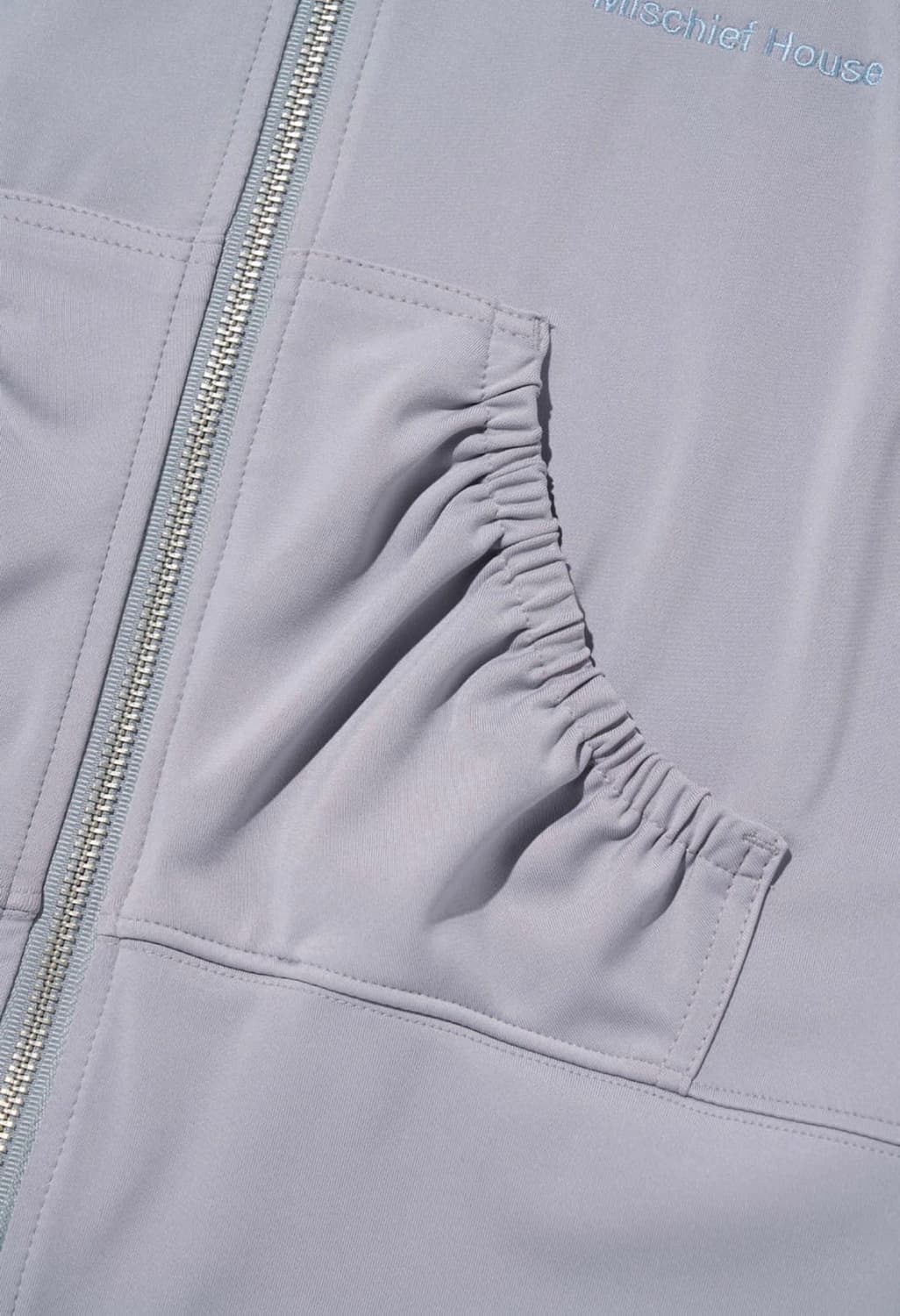 미스치프 메쉬 터틀넥 집업 상품이미지5