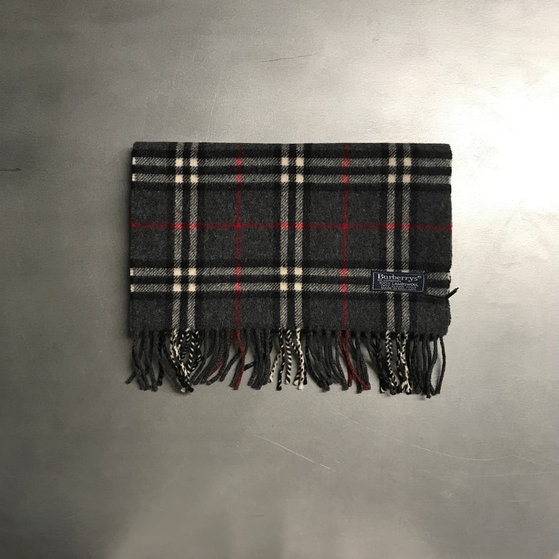버버리 정품 램스울 머플러 다크그레이 상품이미지2