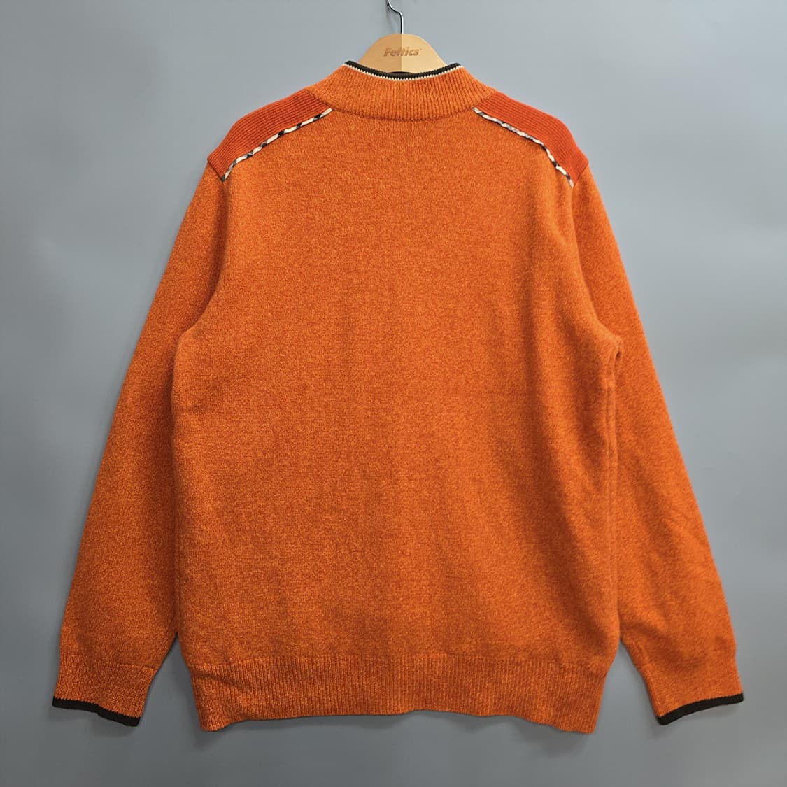 닥스(DAKS)골프 반집업 방풍긴팔 니트 105 상품이미지3