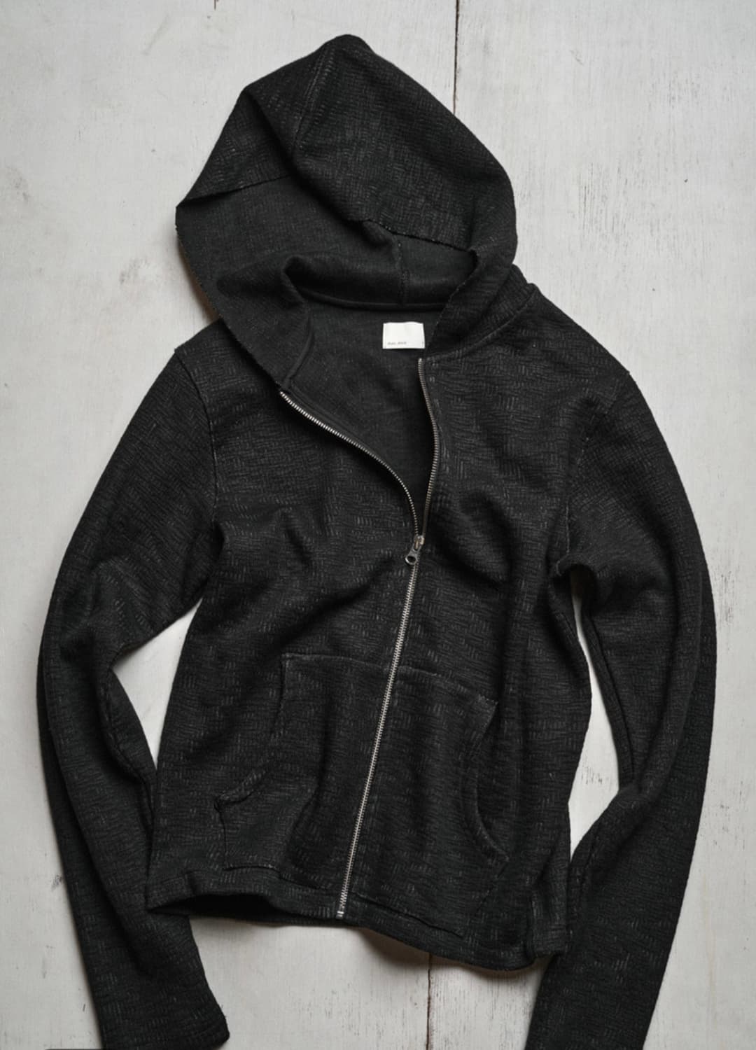 모노프리베 텍스쳐 후드집업 상품이미지1