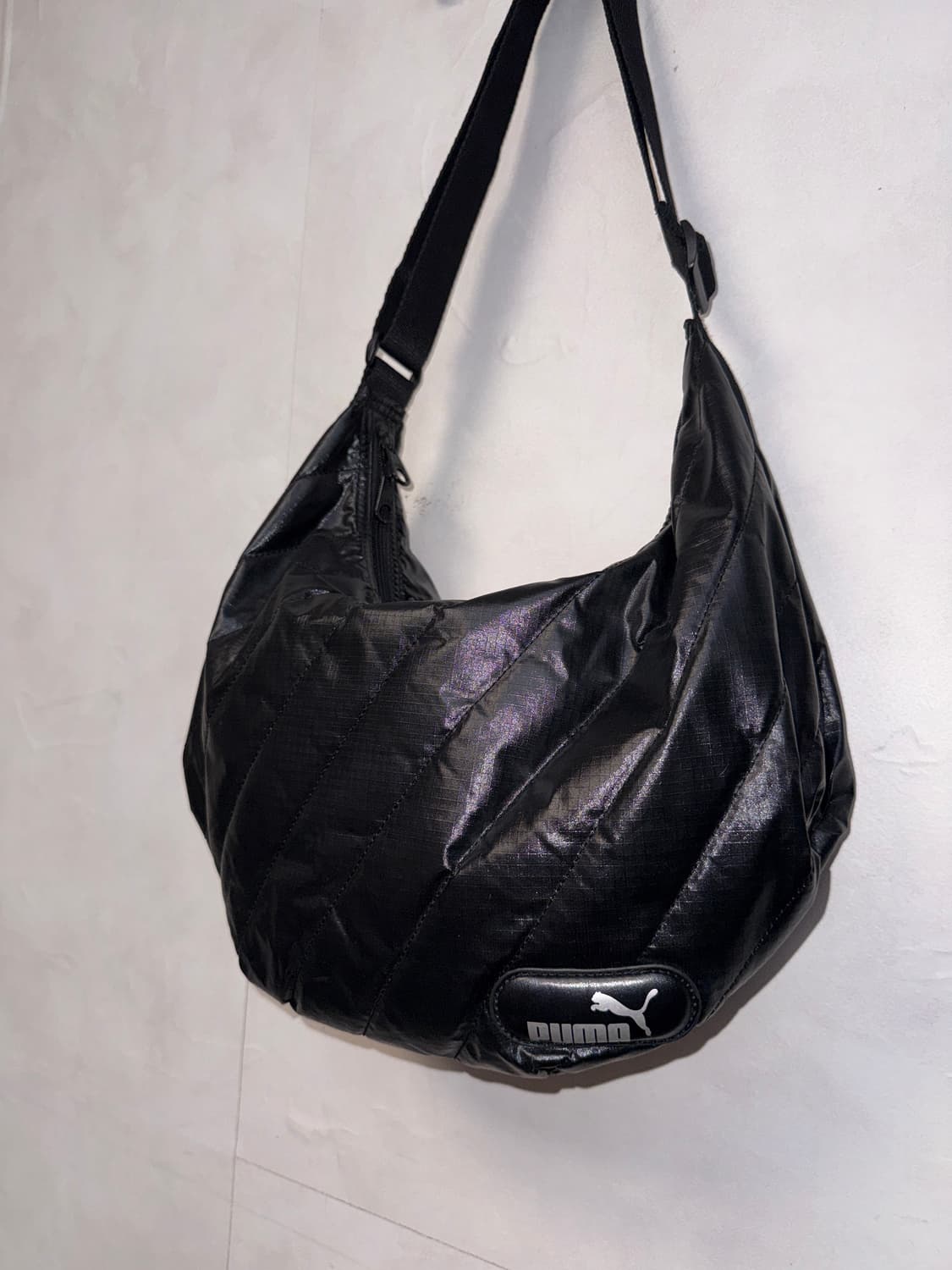 Puma black padded quilting cross bag 상품이미지3