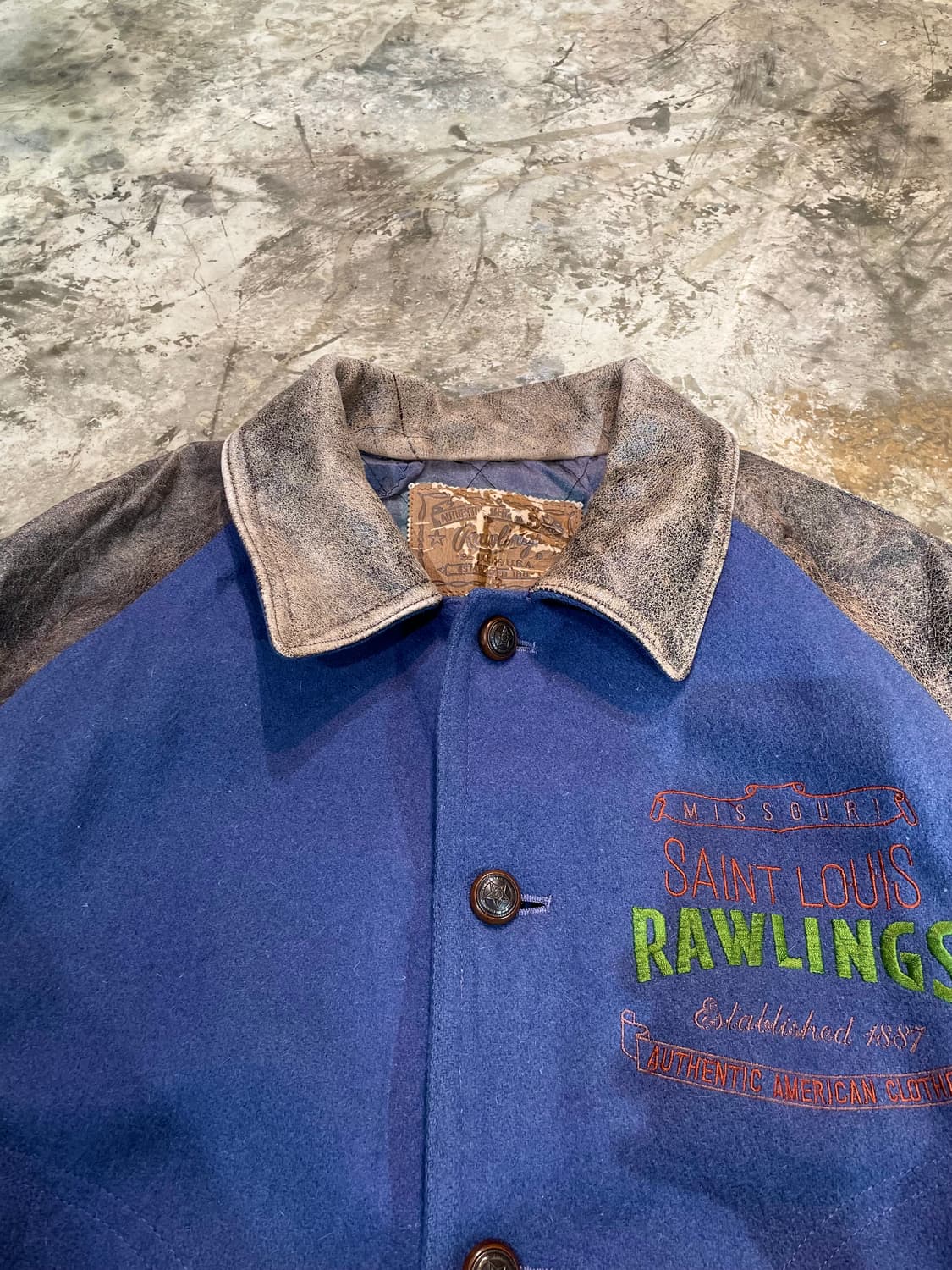 Rawlings Saint Louis leather varsity jac 상품이미지5