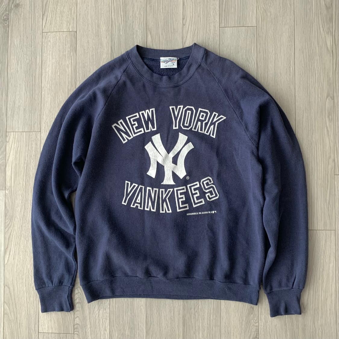 벨바쉰 USA 뉴욕 양키스 빈티지 스웻셔츠 상품이미지1