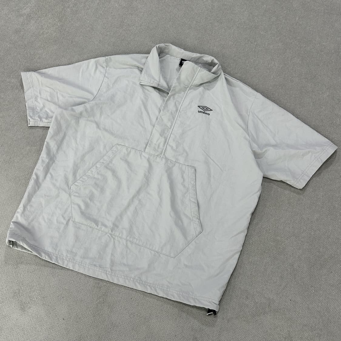 엄브로 반팔 아노락 셔츠 아이보리 XL 상품이미지1