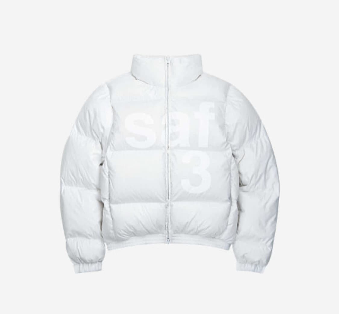 사파리스팟 패딩 1/2 화이트 2사이즈 상품이미지1