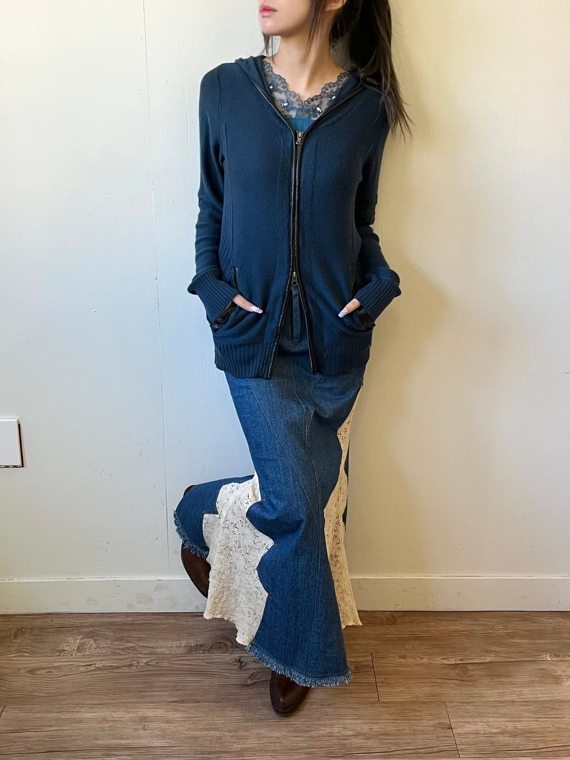 캐서린 해넷 런던 투웨이 후드 스웨터 상품이미지4