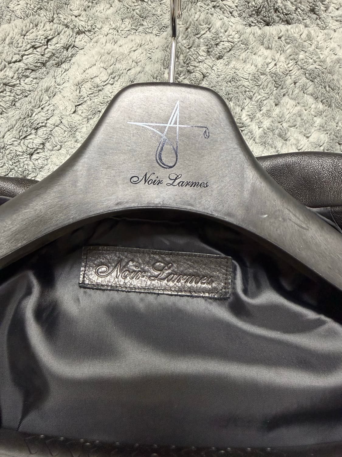 느와르라르메스 스탠다드 세미오버핏 가죽자켓 48 상품이미지6