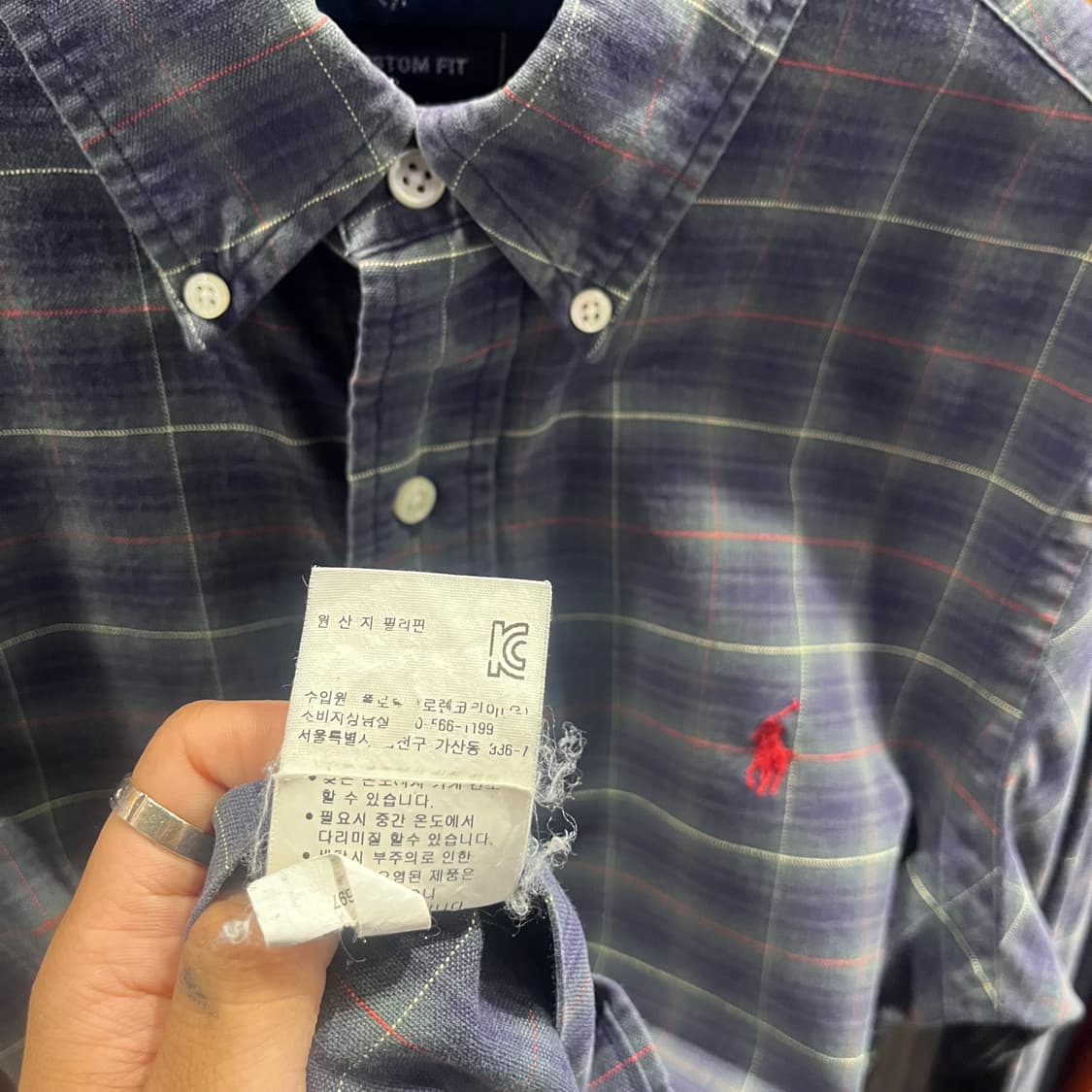 폴로 랄프 로렌 체크셔츠 상품이미지4