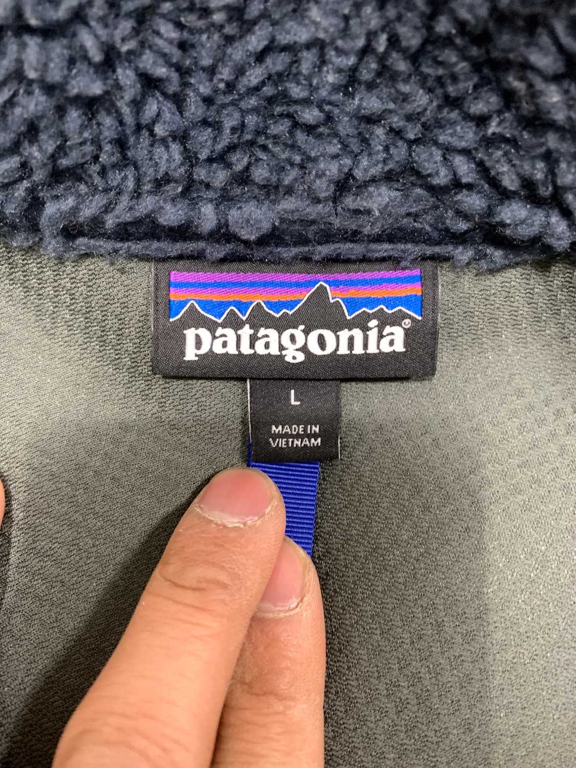 파타고니아 클래식 레트로X 네이비 L 상품이미지5