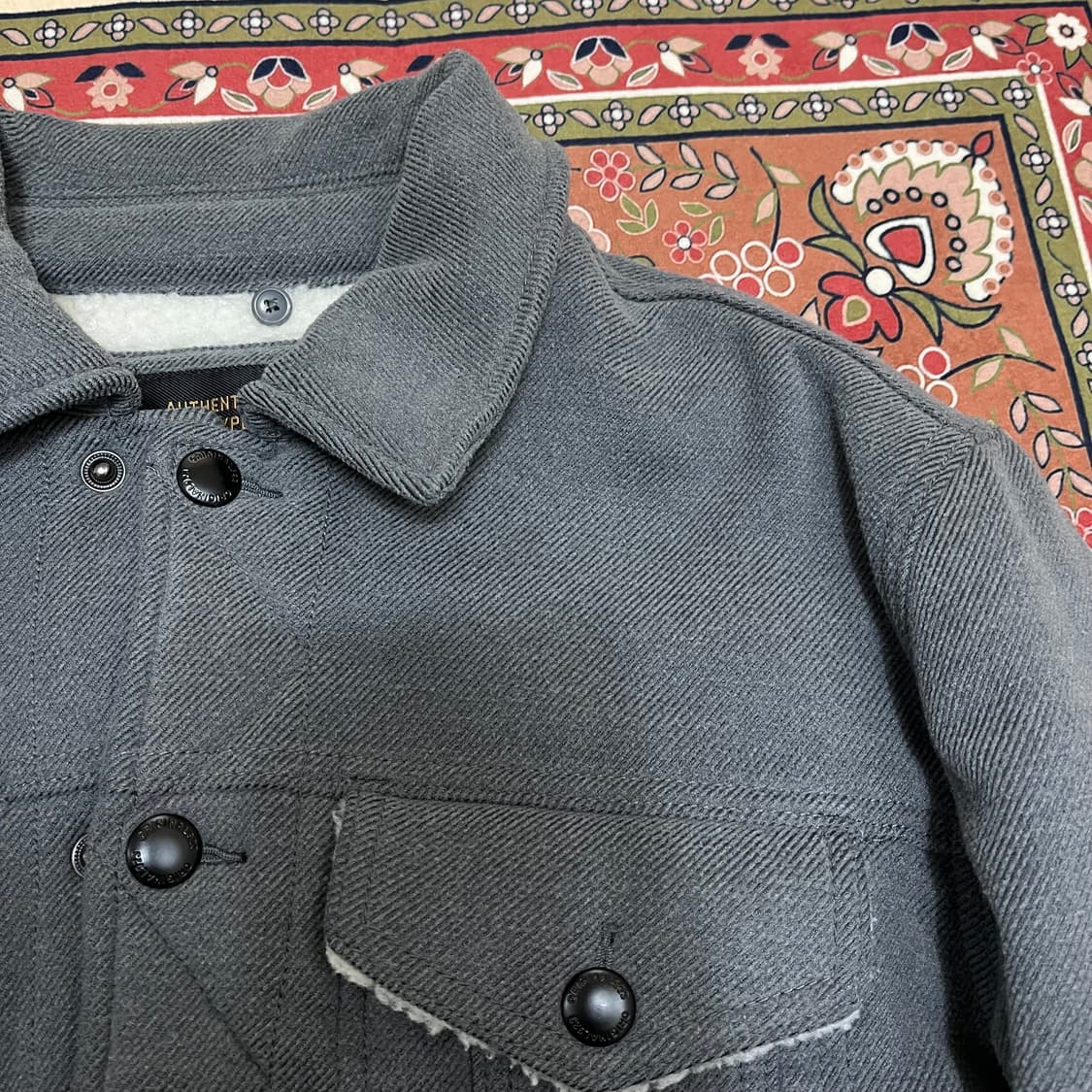 스파오 코듀로이 덤블 양털 덱점퍼 M/95 상품이미지3