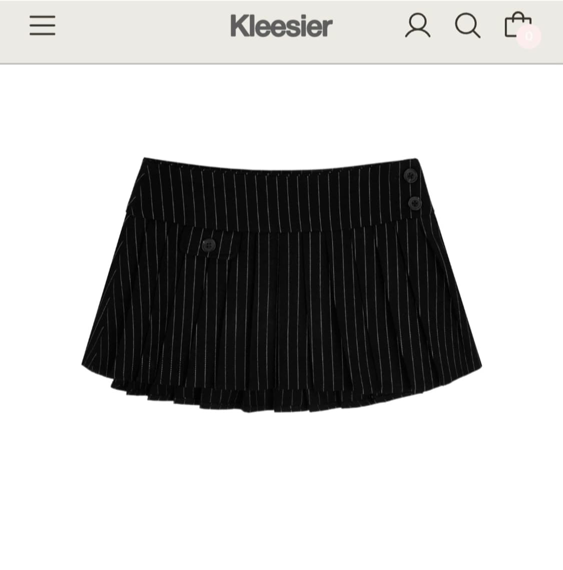 클리시어 canele fake pocket skirt(공홈품절) 상품이미지1
