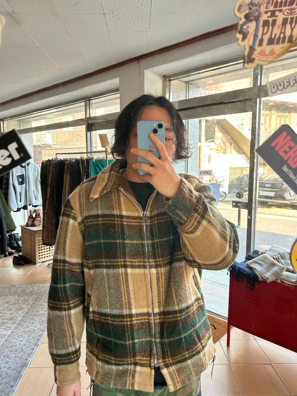 70‘s 울리치 체크 울파일자켓 상품이미지10