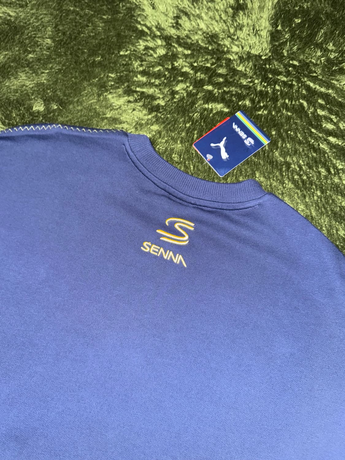[XL,XXL] 푸마 X F1 아일턴 세나 콜라보 릴렉스 핏 스웻셔츠 상품이미지8