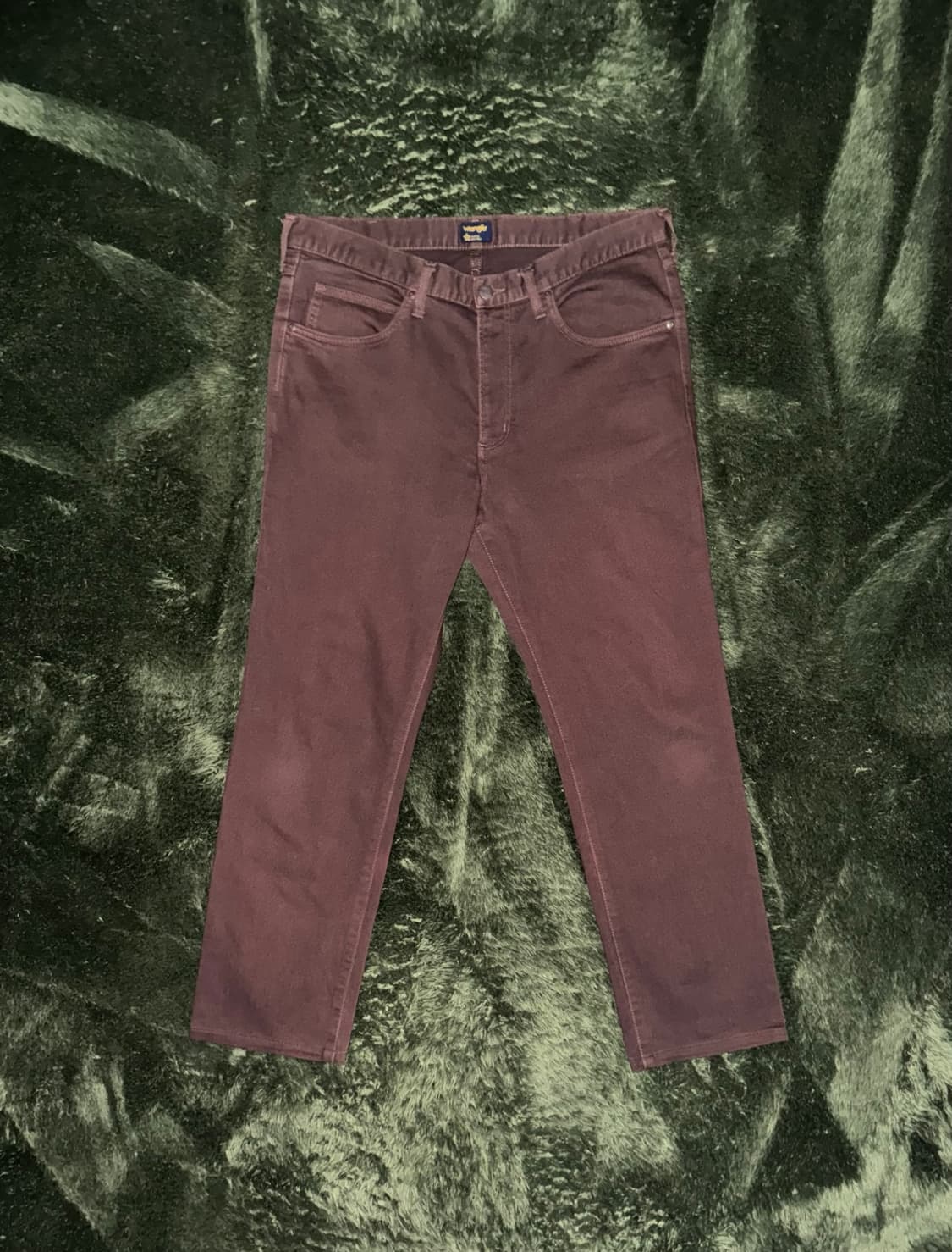 [36] WRANGLER 랭글러 재팬 워시드 코튼 팬츠 브라운 상품이미지1
