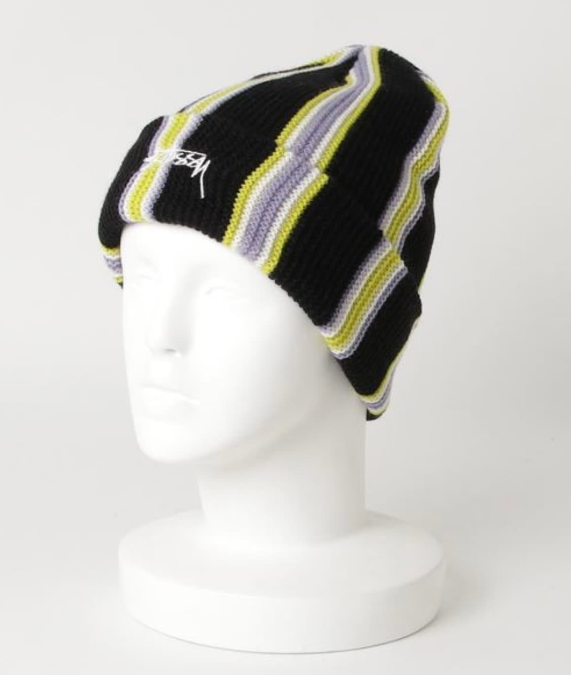 스투시 비니 VERTICAL STRIPE CUFF BEANIE 상품이미지1