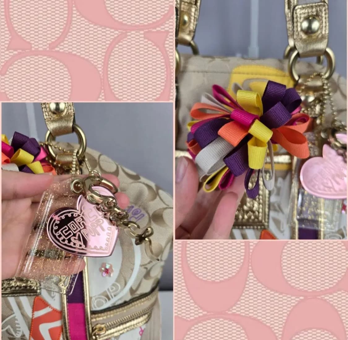 COACH 코치 Poppy 포피 한정판 Y2K 가방 숄더백 정품 상품이미지4