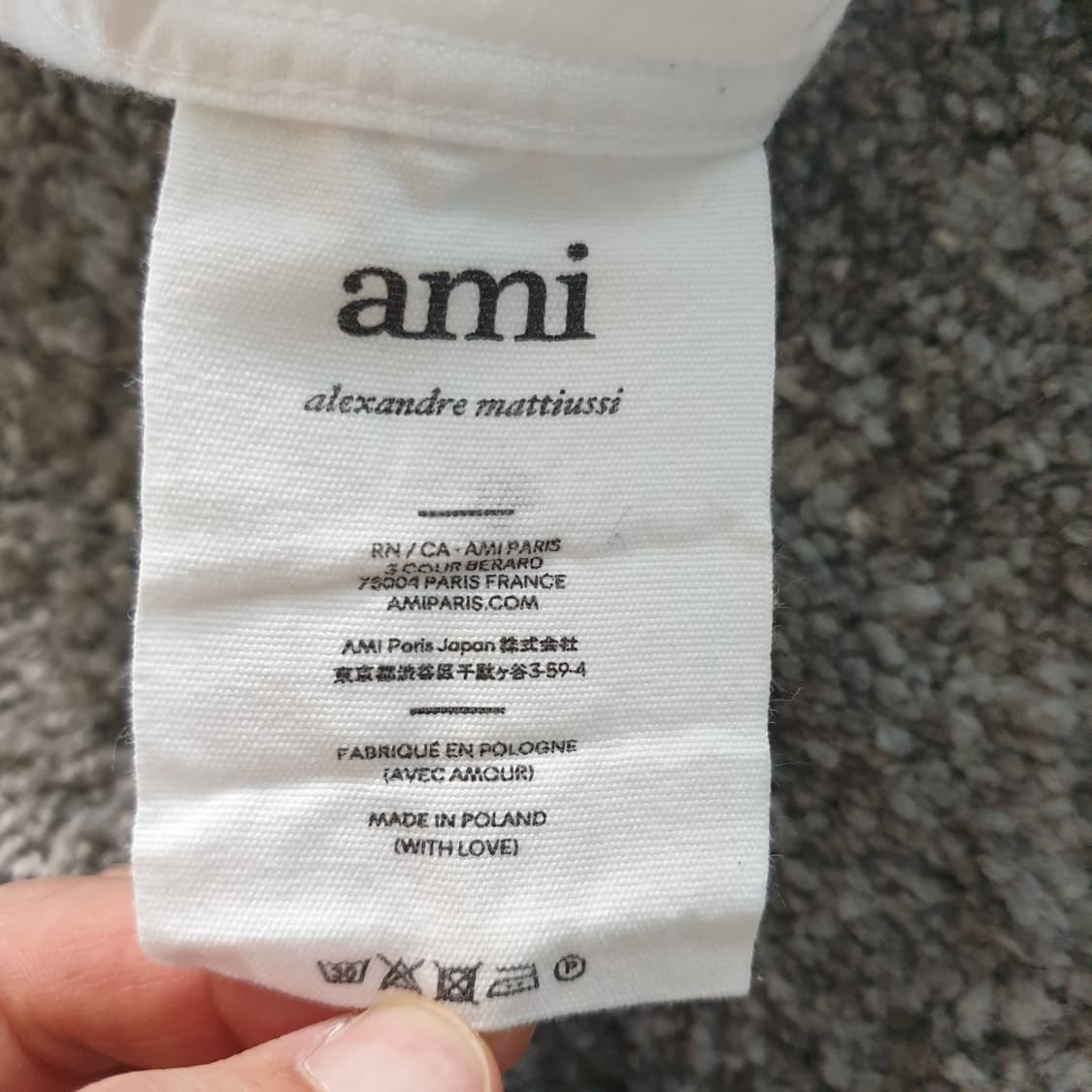 [무료배송] ami 긴팔 셔츠 상품이미지3