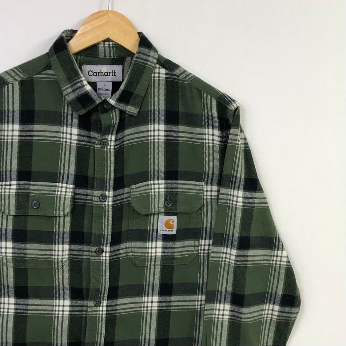L 칼하트 체크 워크 셔츠 상품이미지1