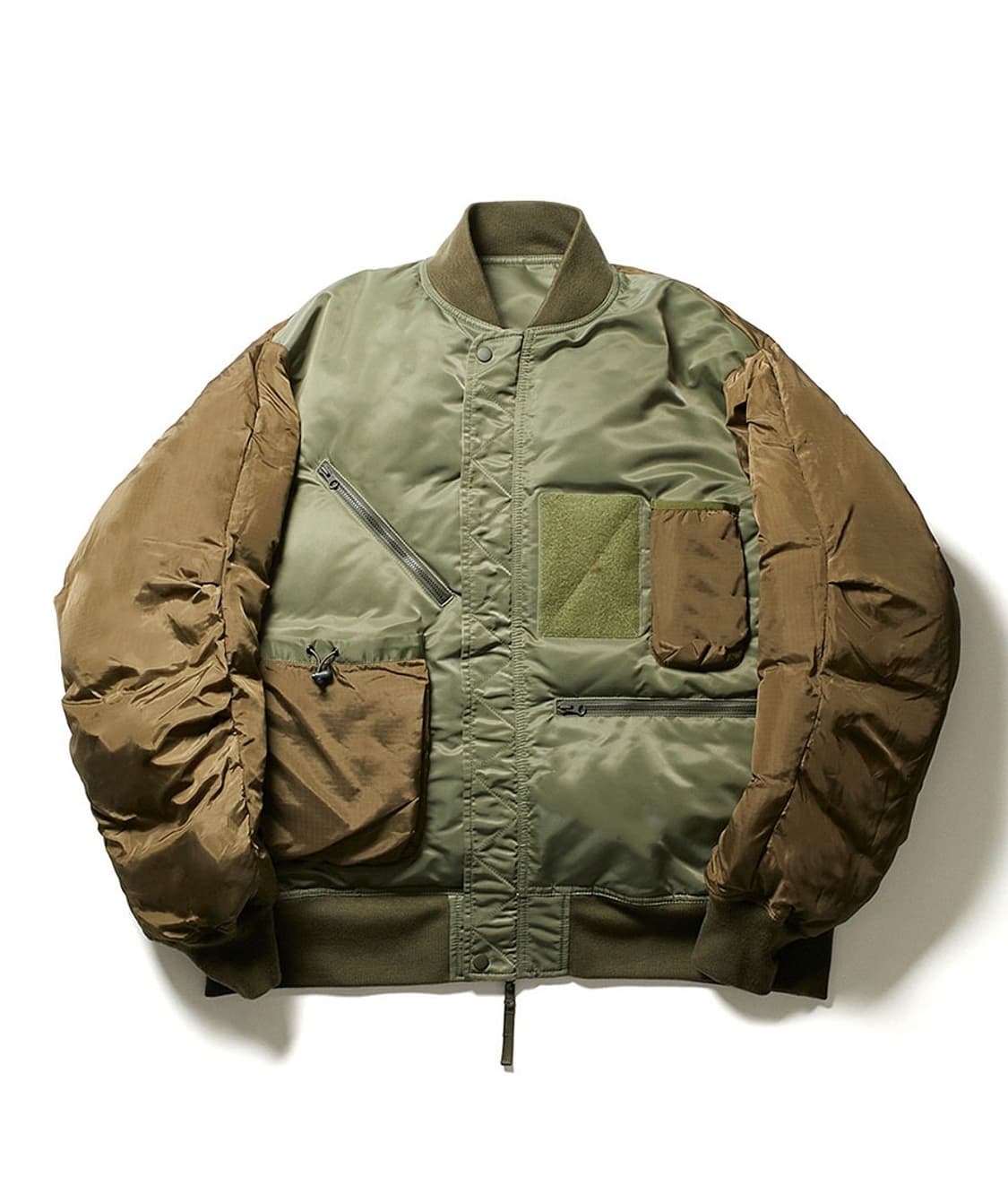 다이와피어39 테크 리버서블 MA-1 세이지 그린 L 상품이미지2