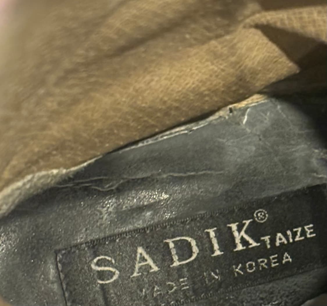 빈티지 웨스턴 부츠 버건디 상품이미지8