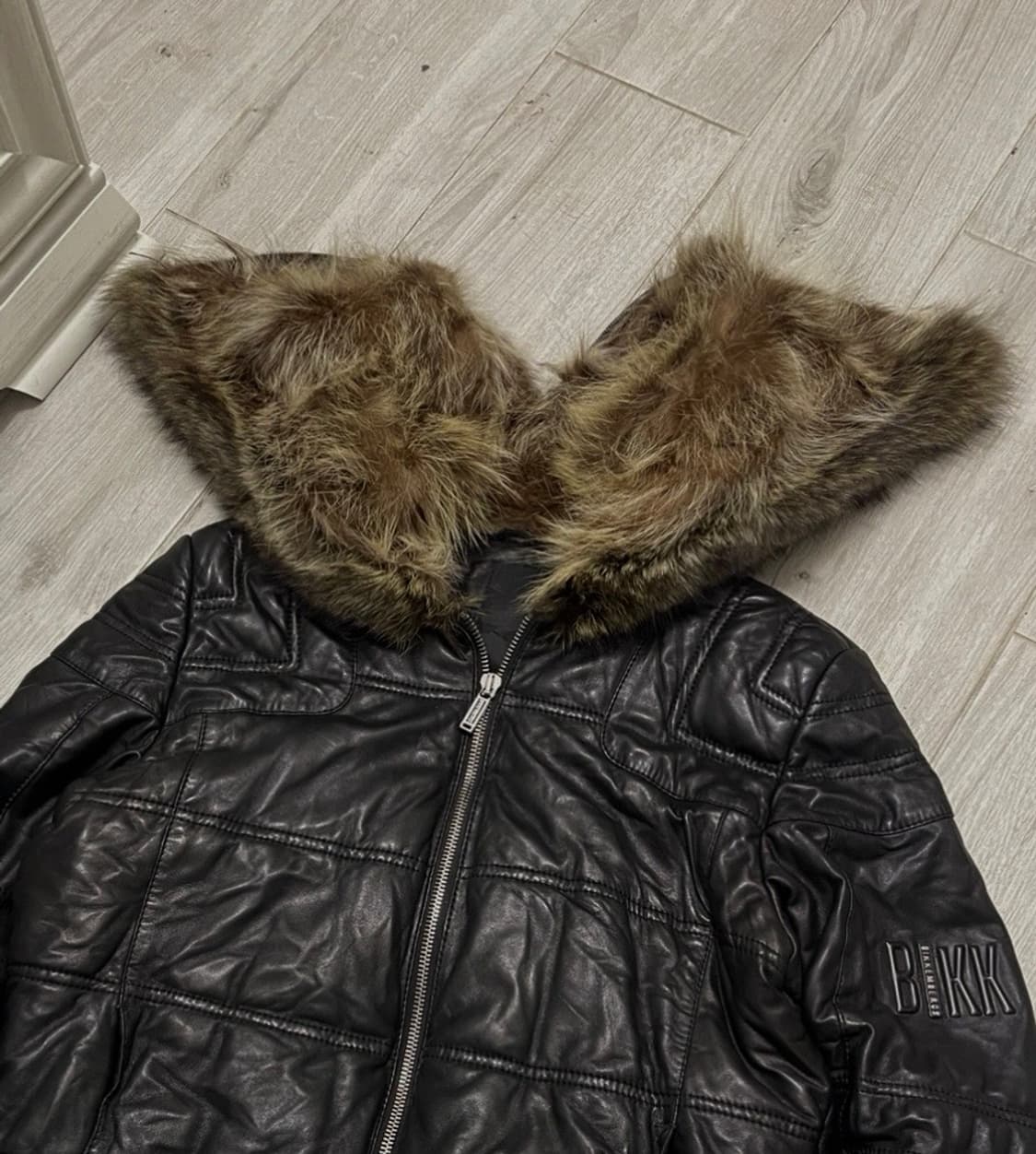 딕 비켐버그 익스플로더 레더 패딩 자켓 상품이미지2