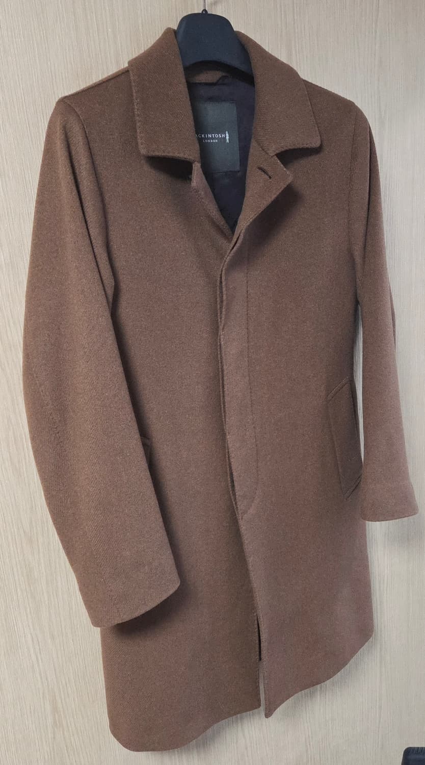 (착샷) 매킨토시 싱글 코트 재팬 캐시미어 블랜드 상품이미지2