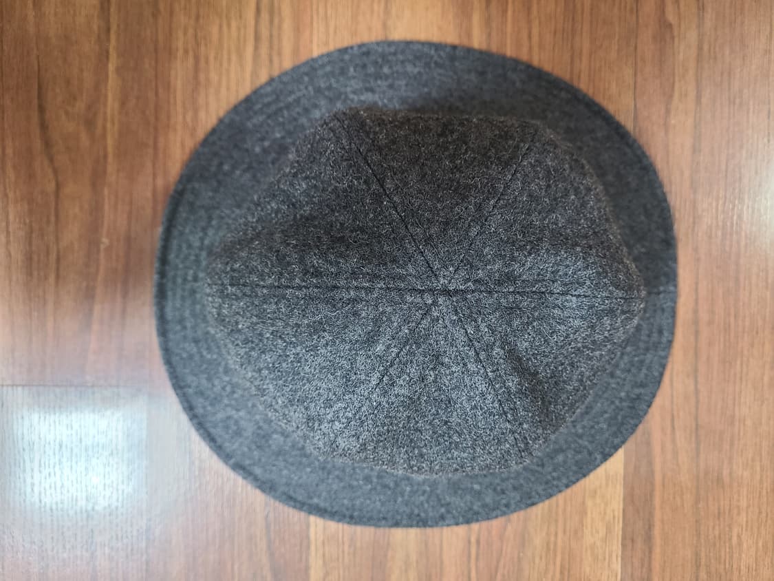 [새상품] 아펜쳐 멜튼 울 6패널 햇 그레이 상품이미지4