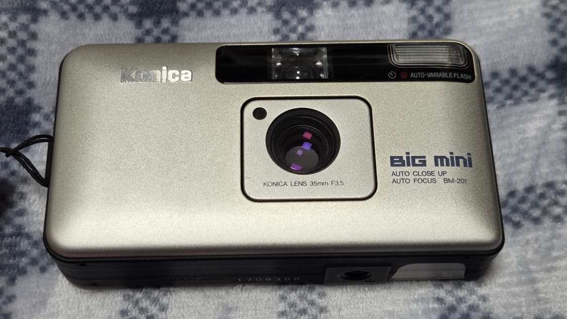 Konica BigMini BM-201 그레이컬러(BTS 뷔 필카) 상품이미지3