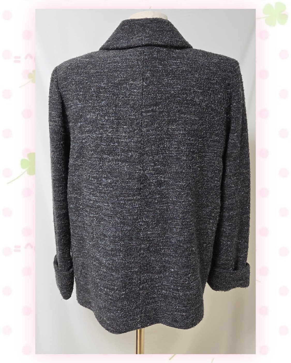 챠콜 울 보카시 자켓 상품이미지6