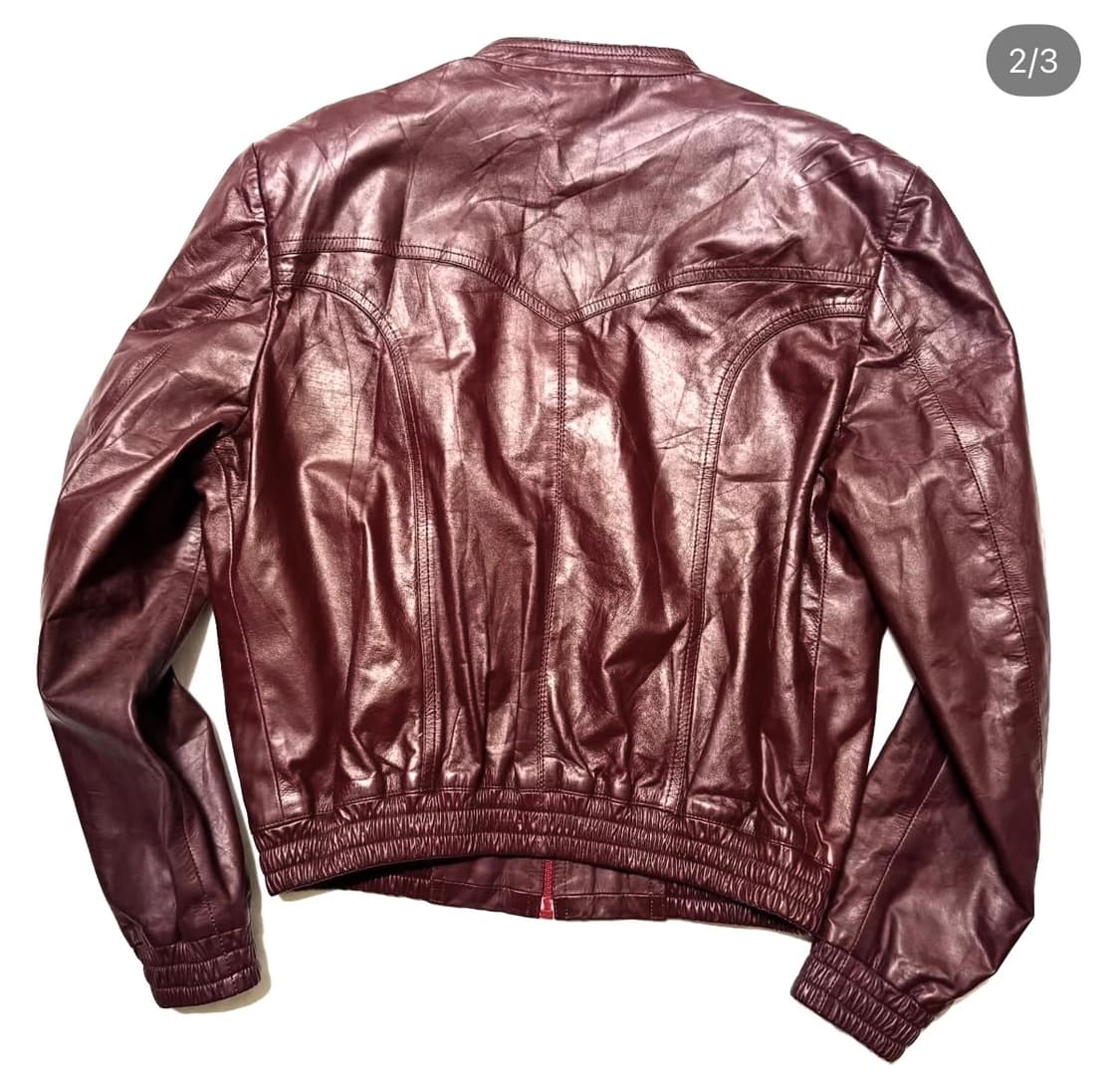 80s 레더 자켓 상품이미지2