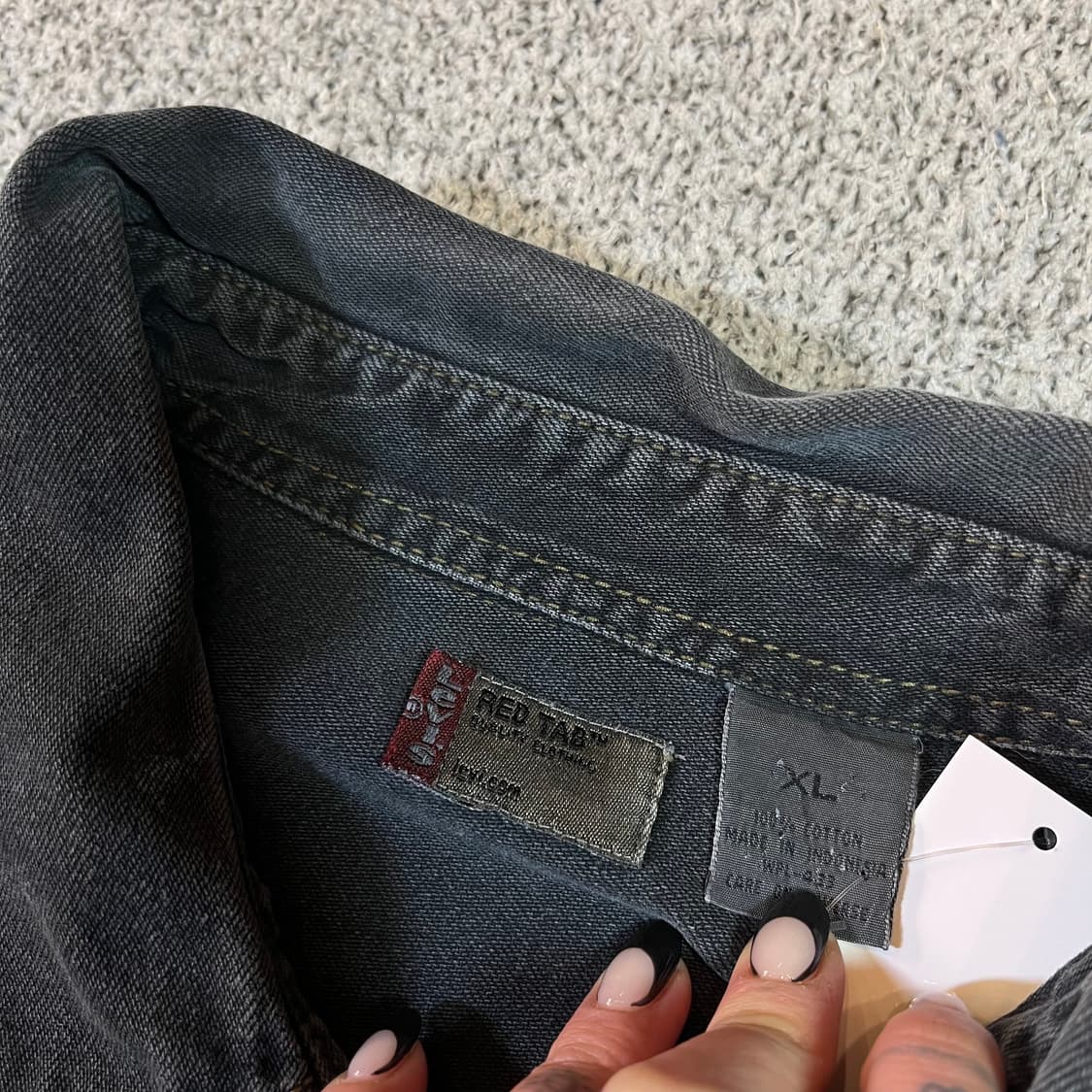 리바이스 레드탭 데님 셔츠 상품이미지4