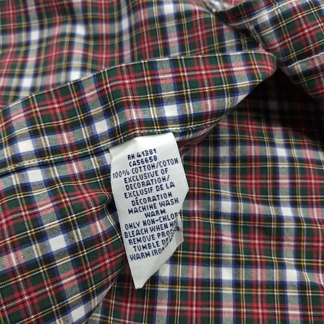 Co579 XL 폴로 랄프로렌 클래식 타탄체크 긴팔 셔츠 남방 상품이미지6