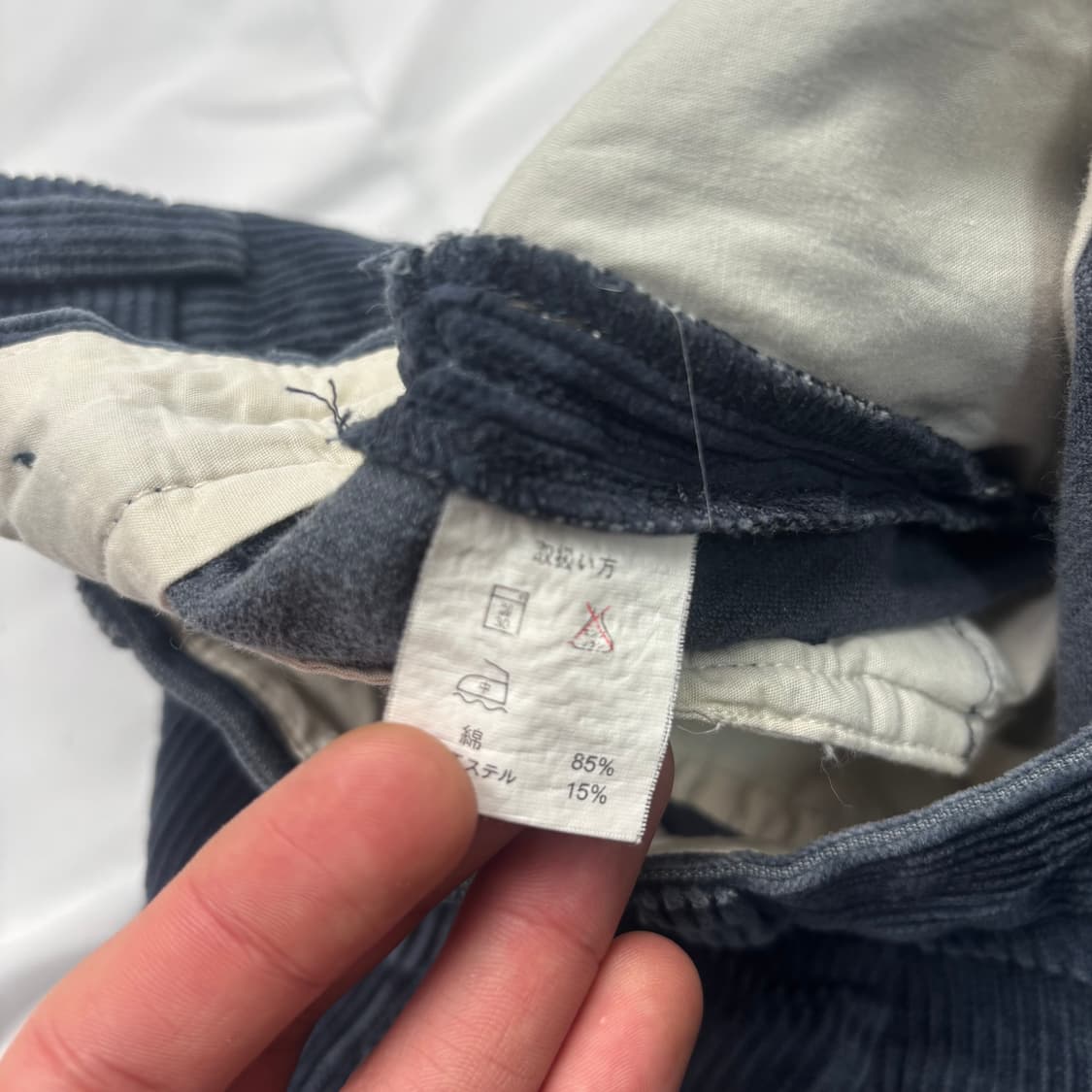 브룩스 브라더스 블루 네이비 코듀로이 팬츠 35 inch 상품이미지9