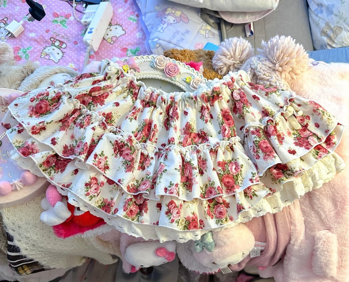 리즈리사 핀터깔 플로럴 큐롯 상품이미지2