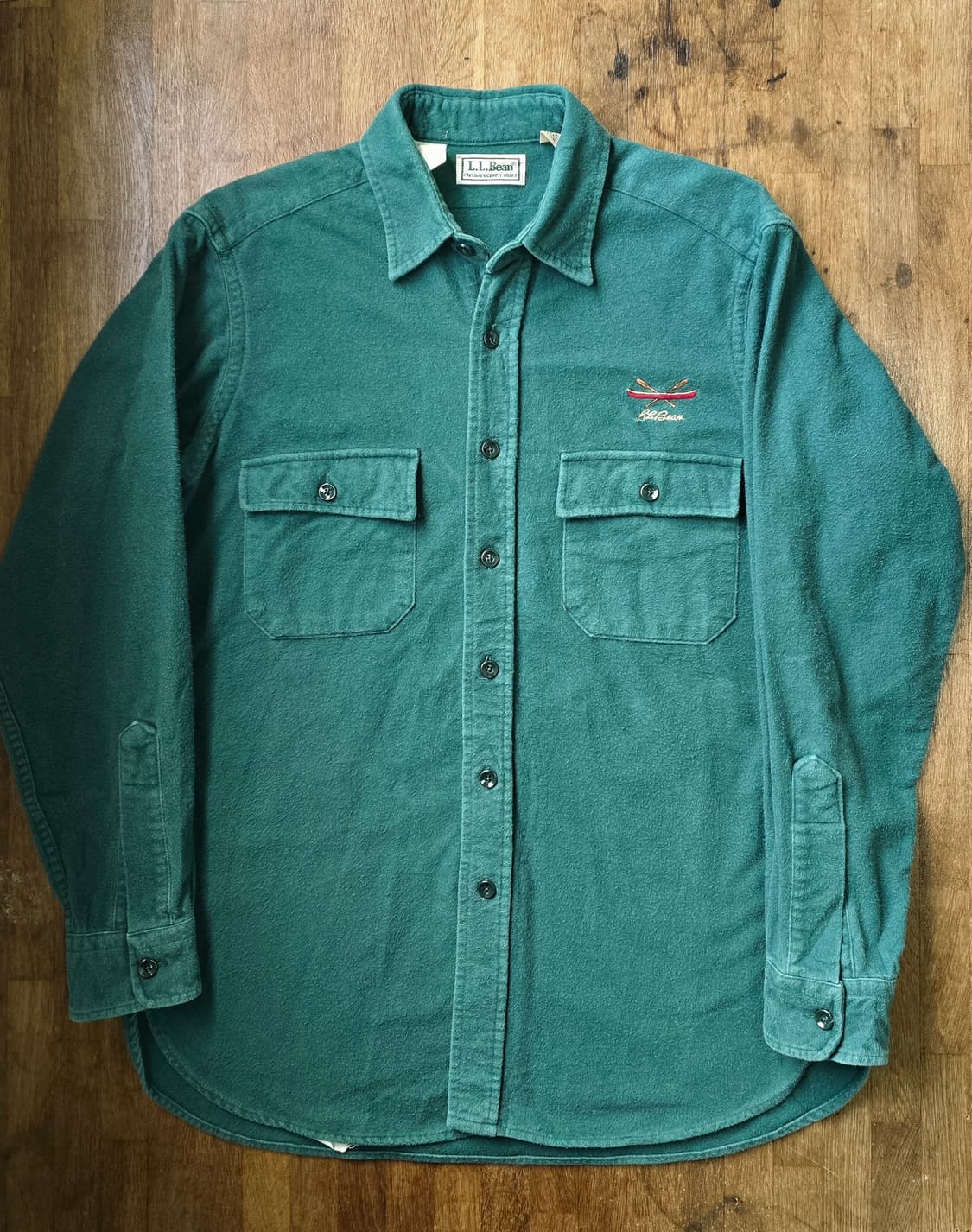 L.L.BEAN 엘엘빈 몰스킨 빈티지 그린 USA 상품이미지1