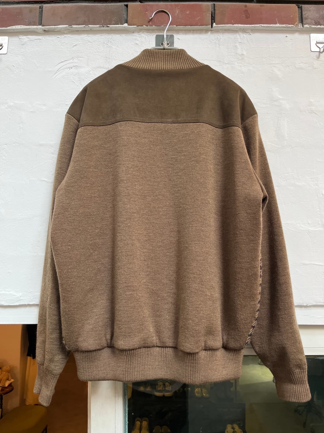 Daks 하운드투스 체크패턴 알파카 캐시미어 블루종 95 상품이미지9