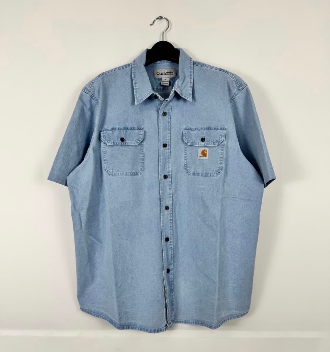 칼하트 데님 청남방 셔츠 상품이미지2
