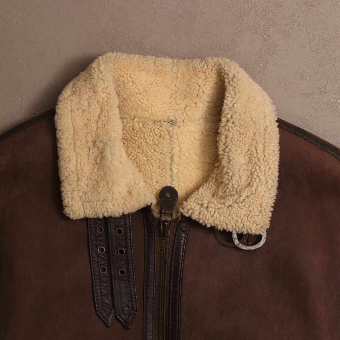 빈티지 양가죽 레더 무스탕 자켓 A1523 상품이미지2