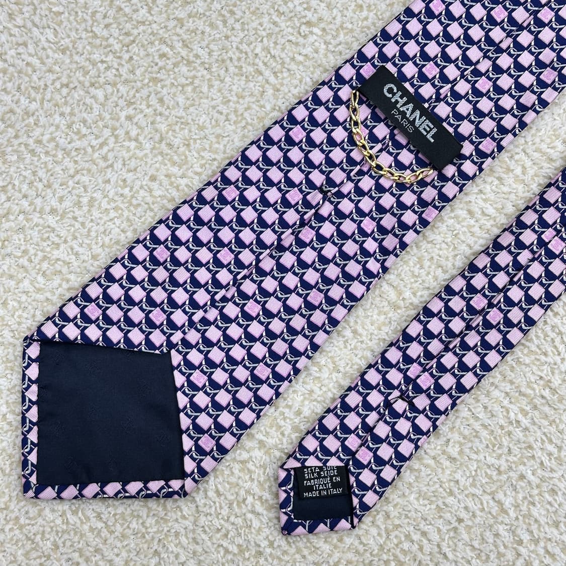 샤넬 실크 넥타이 상품이미지4