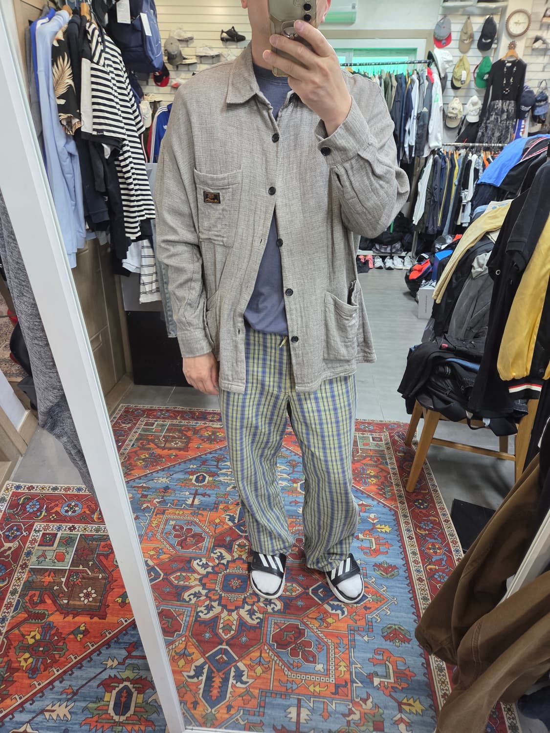 러기드하우스 카라 가디건 자켓 xl 루즈 상품이미지8