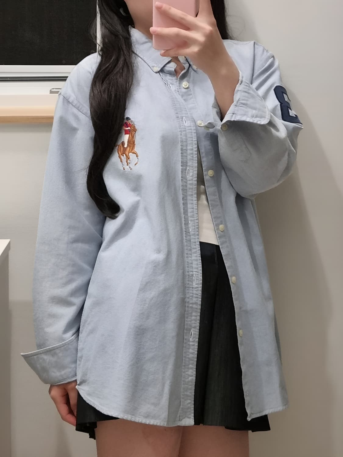 빅포니 블루 셔츠 상품이미지9