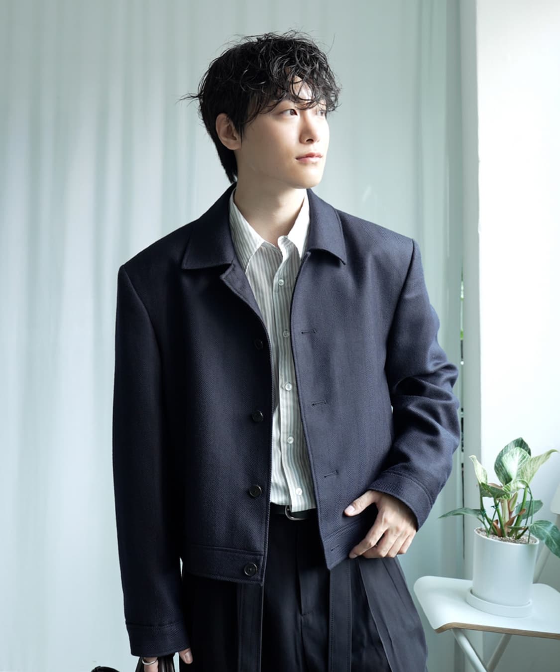 엘무드 마르코스 울 트러커 자켓 46 사이즈 팝니다 상품이미지2